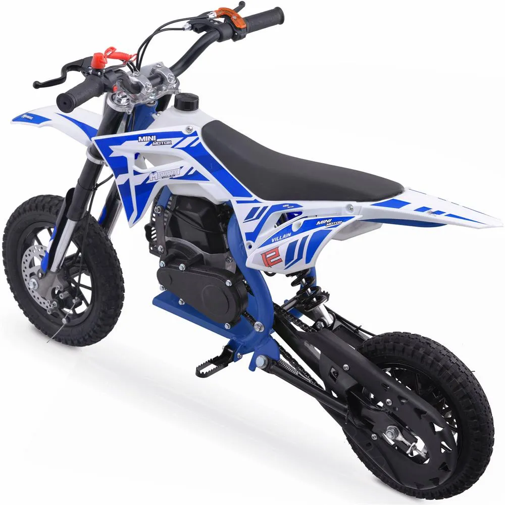 MotoTec Villain 52cc  2-Stroke Kids Gas Powered Dirt Bike