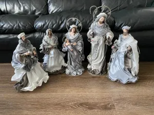 Nativity Set with Christmas manger scene  35-55 cm approx