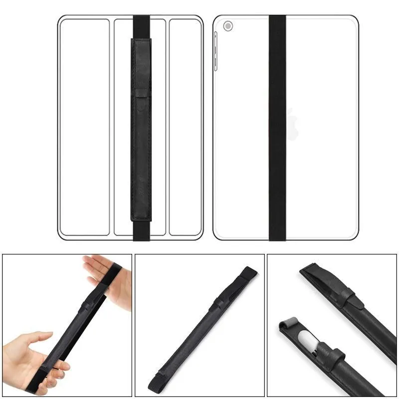 New PU Leather Case For Apple Pencil Bag Tablet Touch Screen Pencil Holder Elastic Protective Sleeve Pouch Case For Apple Pencil