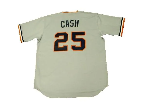 Norm Cash 1972 Detroit Tigers Throwback Jersey