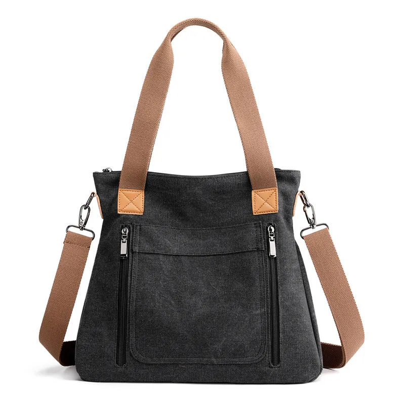 OnTheGo: Portable Canvas Tote Bag for Busy Women