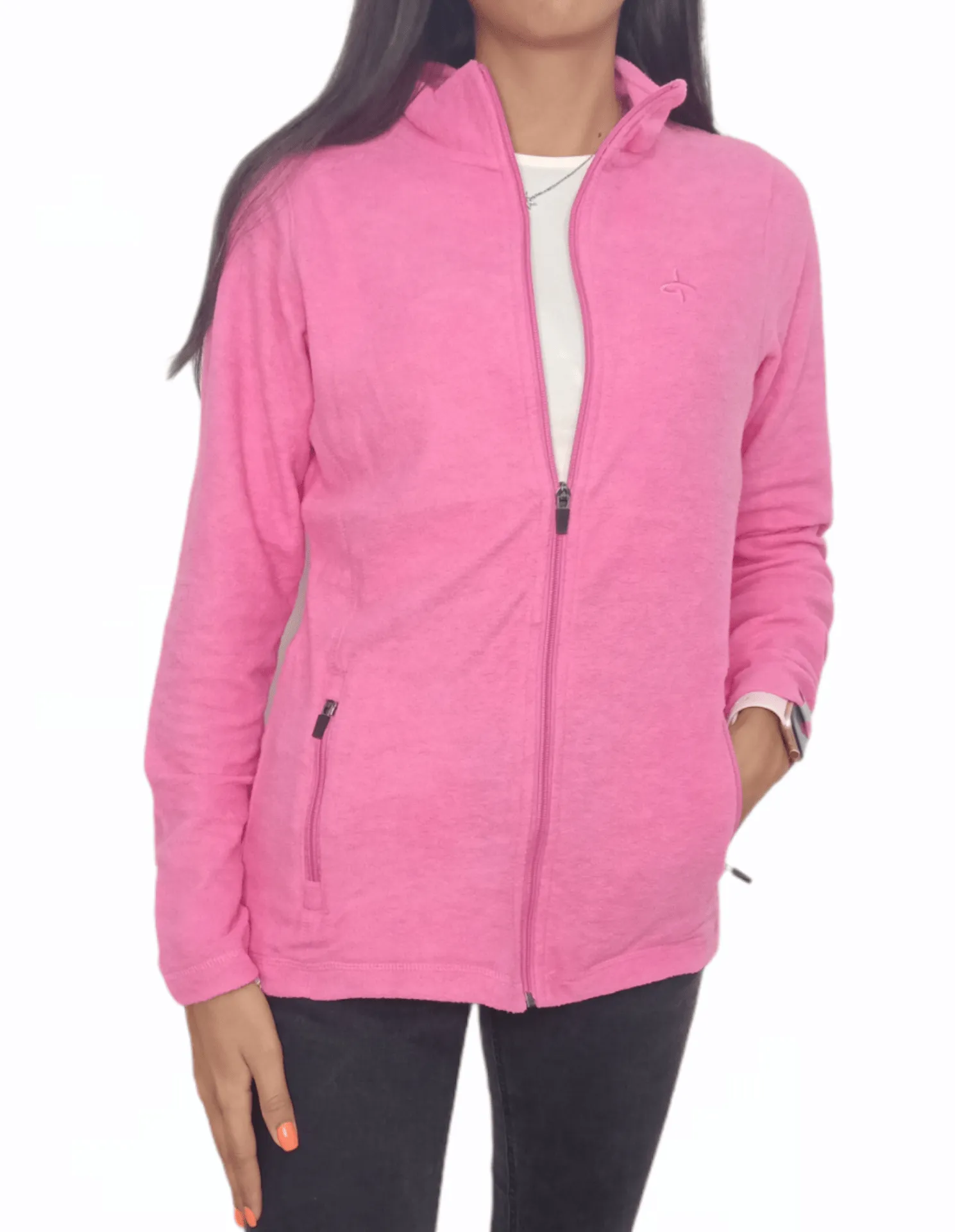 Pink Sports Hoodie Jacket