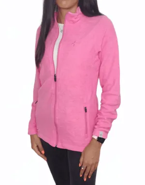 Pink Sports Hoodie Jacket