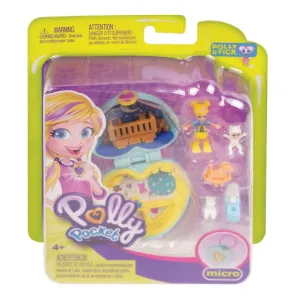 Polly Pocket Tiny Pocket World Light Blue Heart