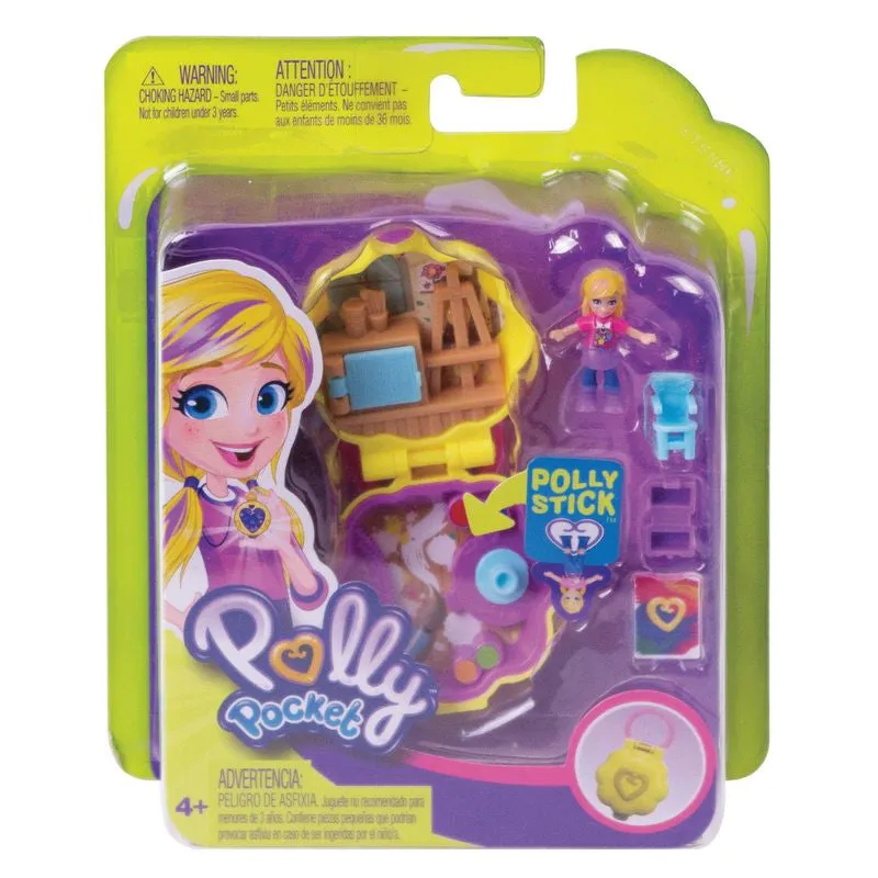 Polly Pocket Tiny Pocket World Yellow Shell