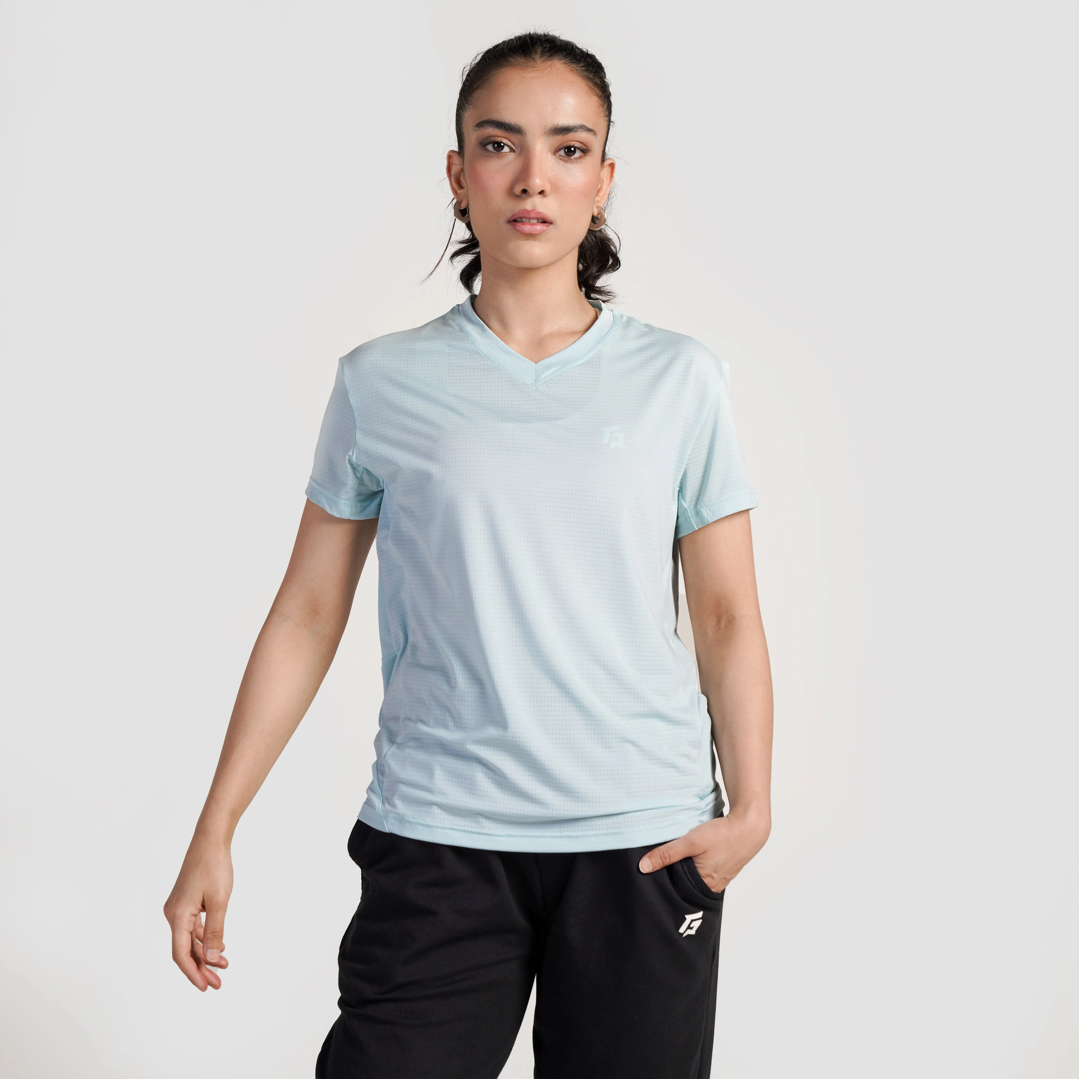 Power Pulse Tee (Light Blue)