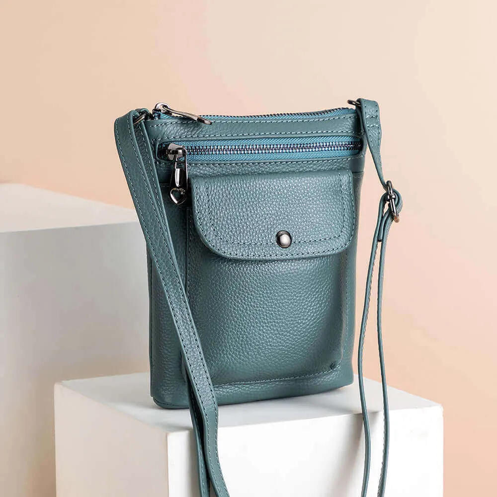 Practical Leather Small Shoulder Crossbody Bag