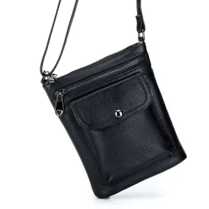 Practical Leather Small Shoulder Crossbody Bag