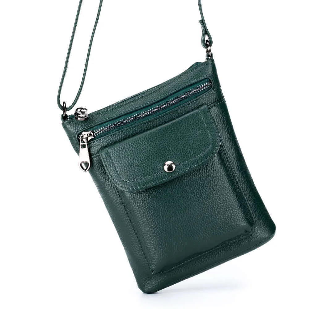 Practical Leather Small Shoulder Crossbody Bag