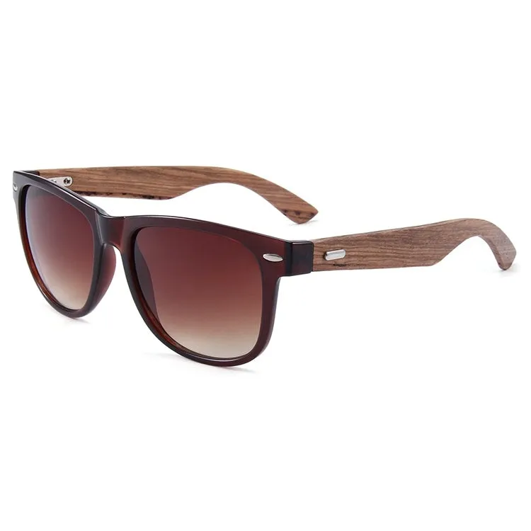 Ralferty Wood Sunglasses - Retro Brown