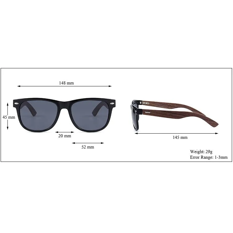 Ralferty Wood Sunglasses - Retro Brown