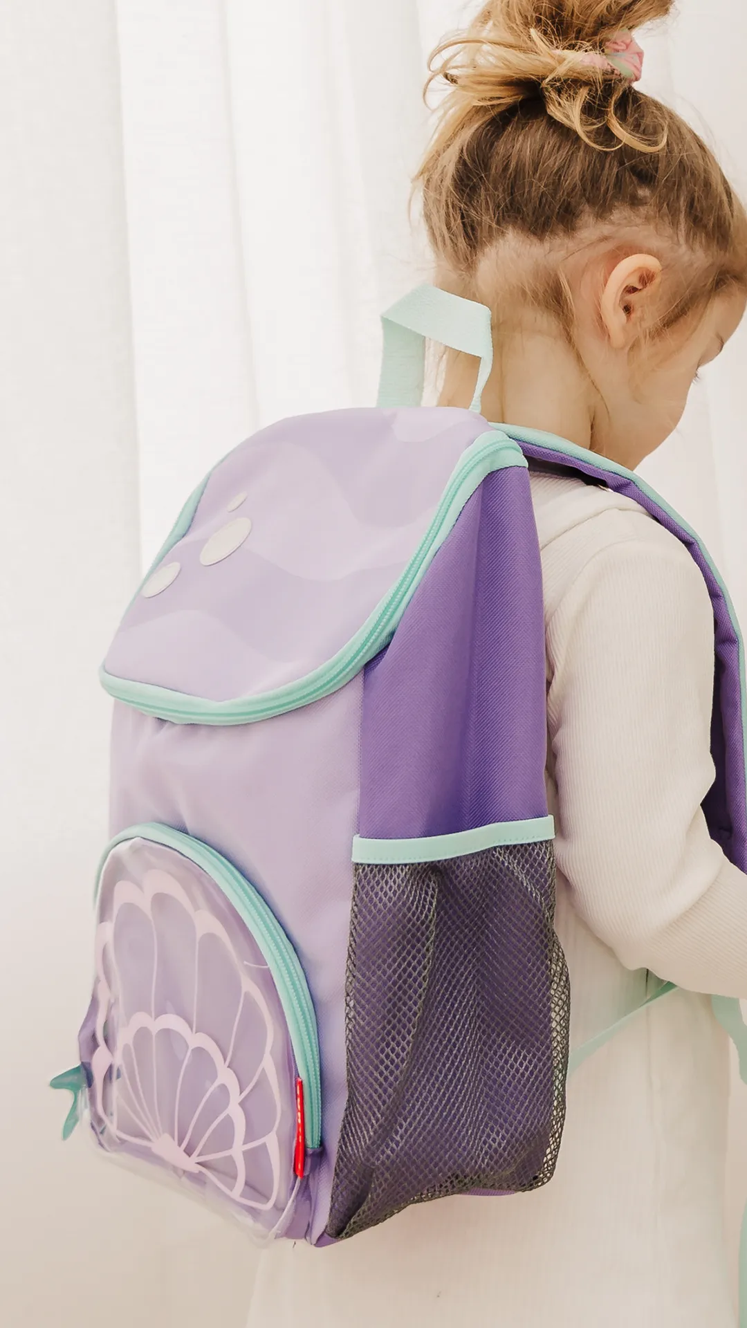 Skip Hop Spark Style Big Kid Backpack- Seashell