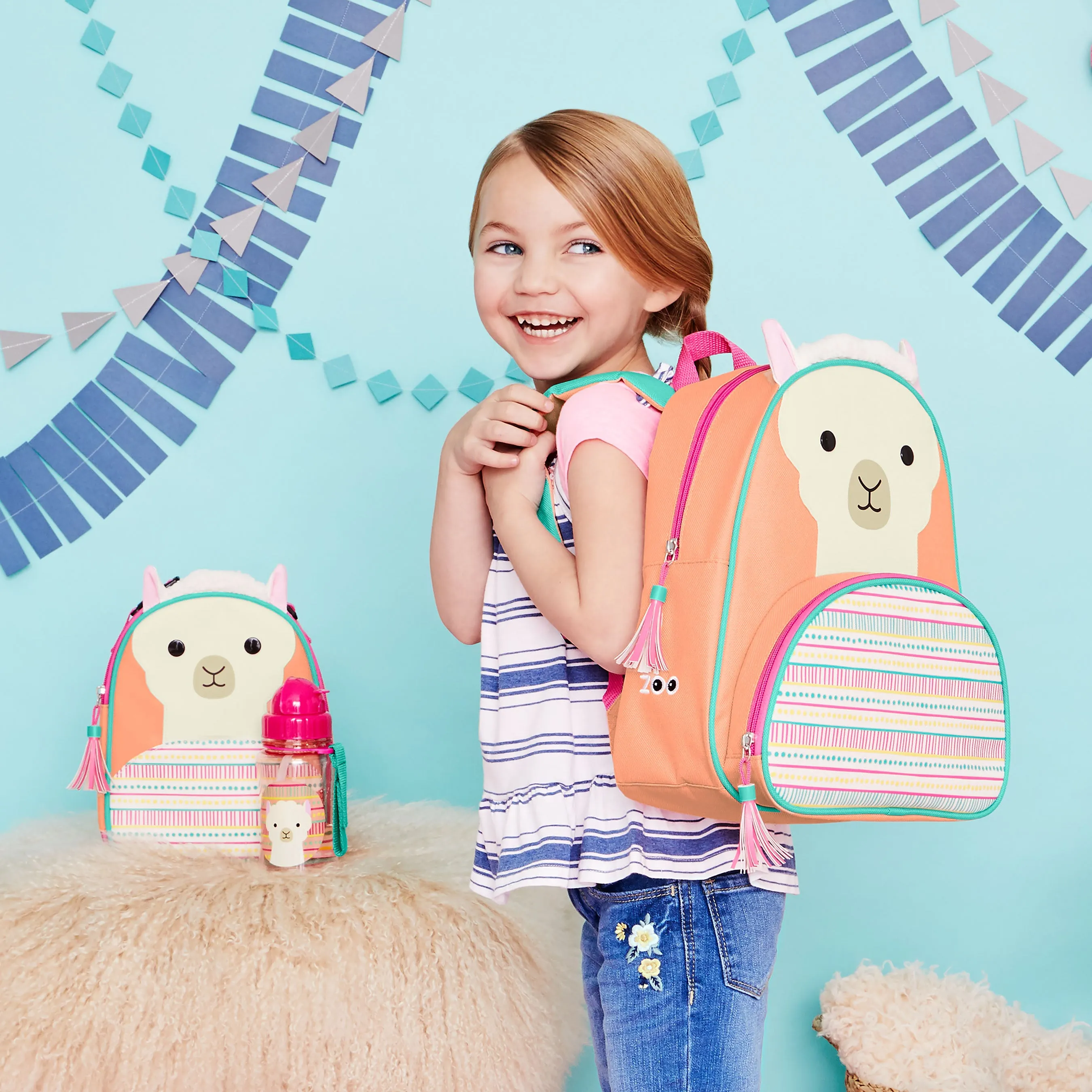 Skip Hop Zoo Little Kid Backpack - Luna Llama