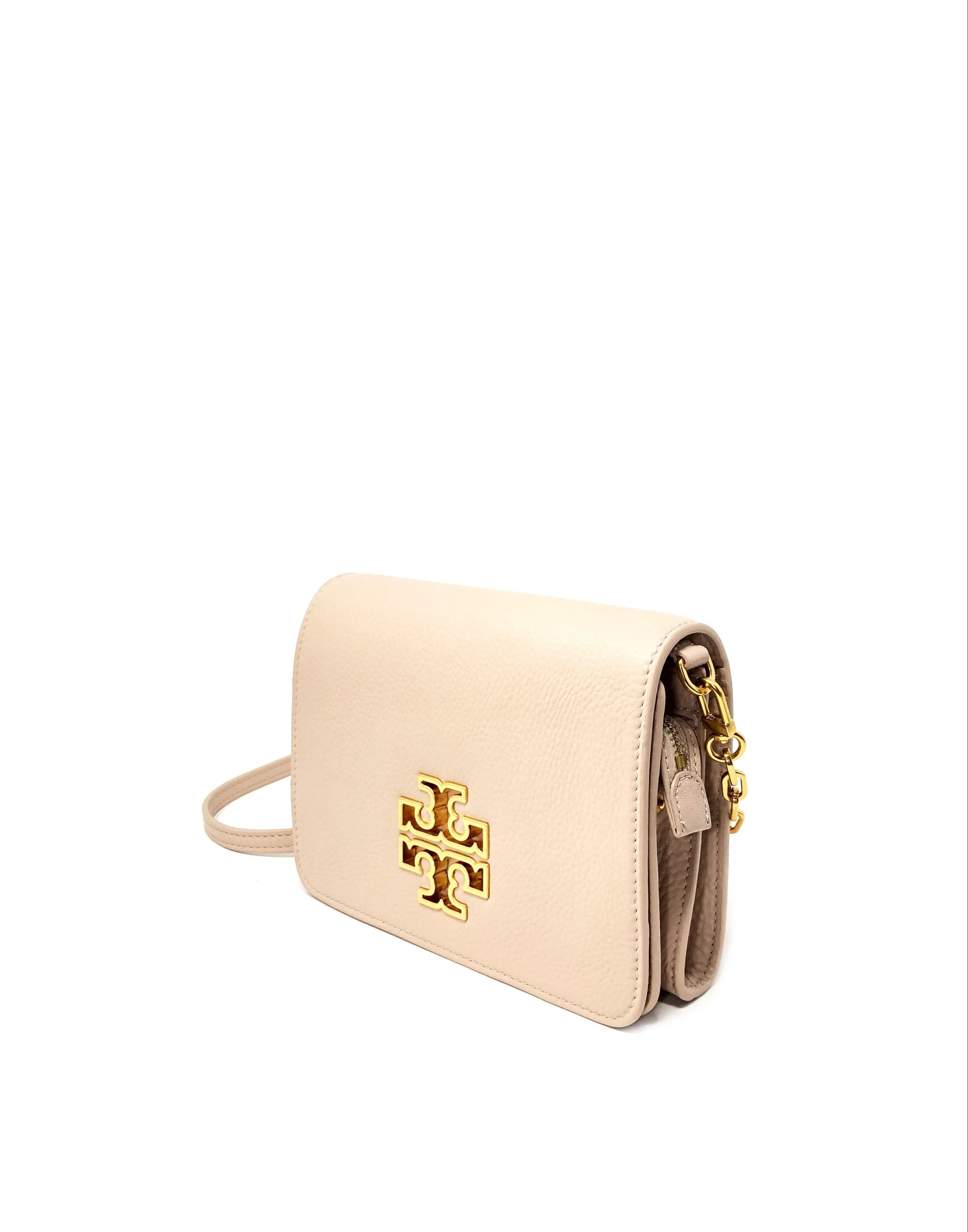 Tory Burch Light Oak / Rolled Gold Britten Combo Crossbody