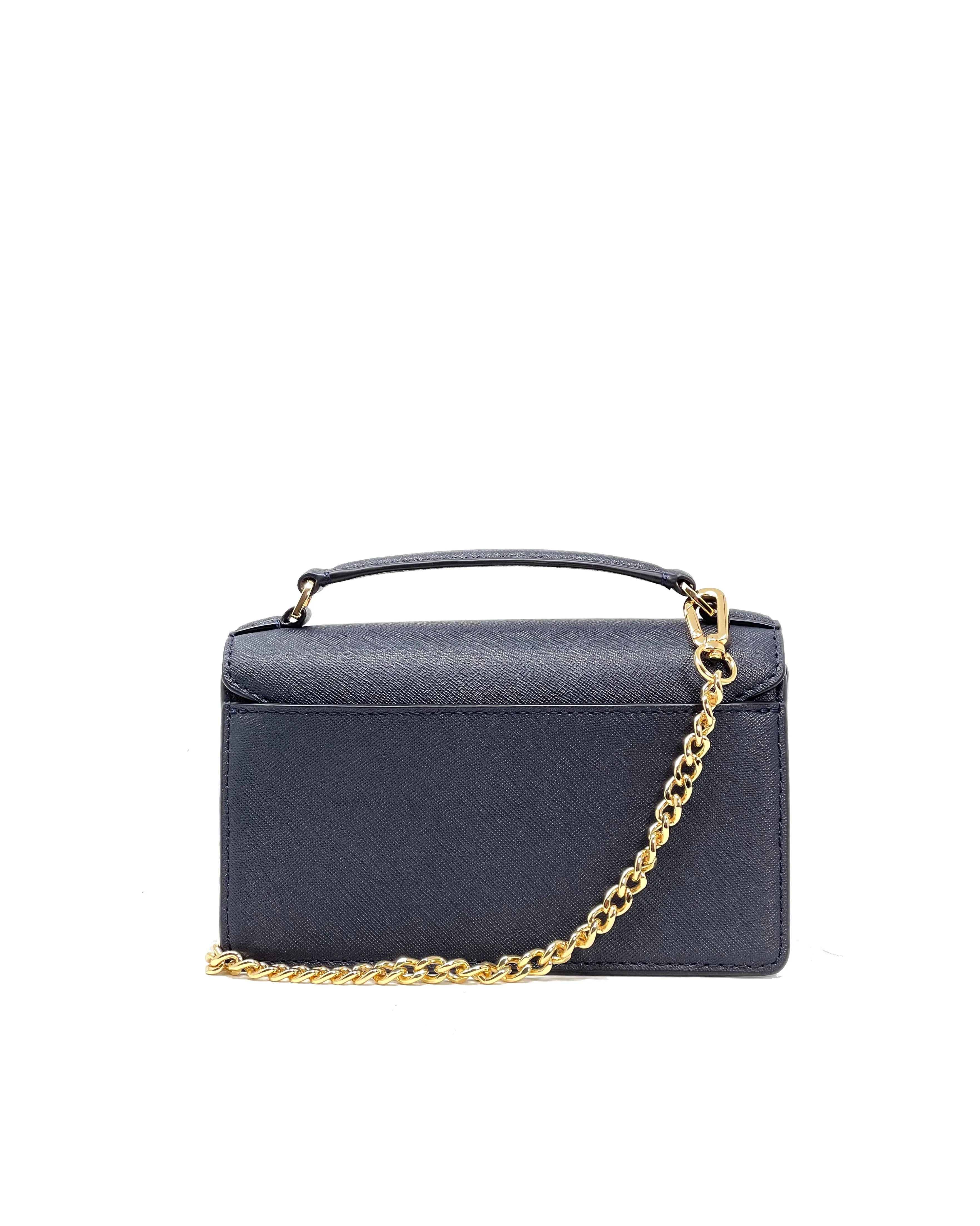 Tory Burch Tory Navy Emerson Mini Top Handle Bag