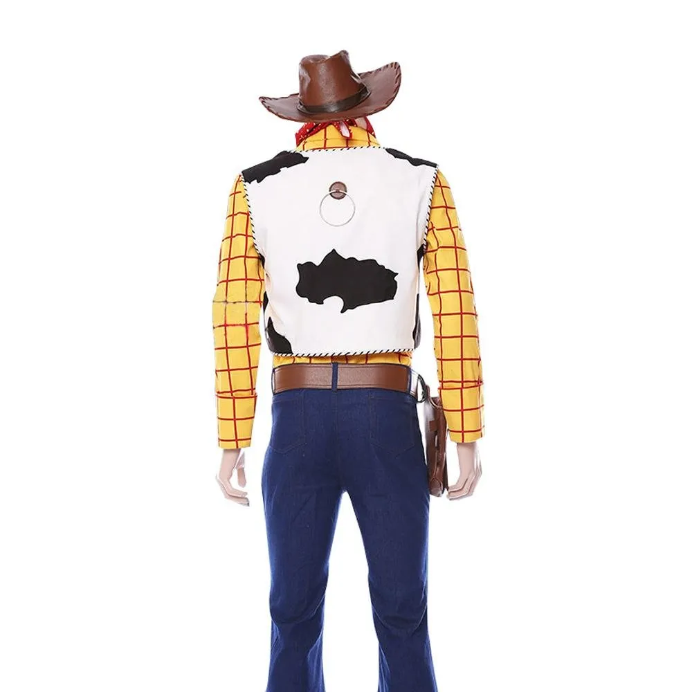 Toy Story 4 Woody Costume Full All set Halloween For Men Adult