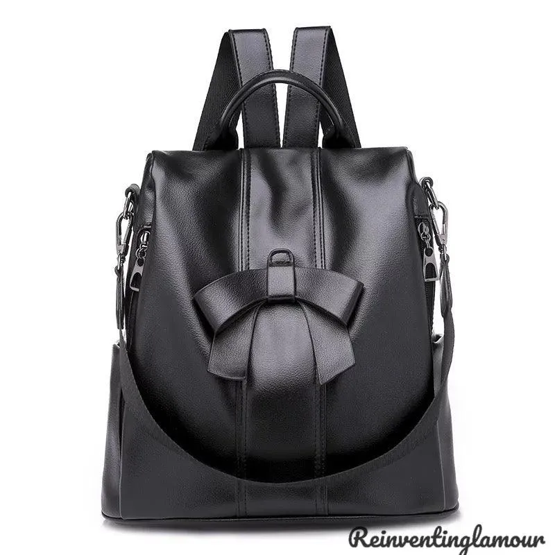 Vegan Leather Backpack