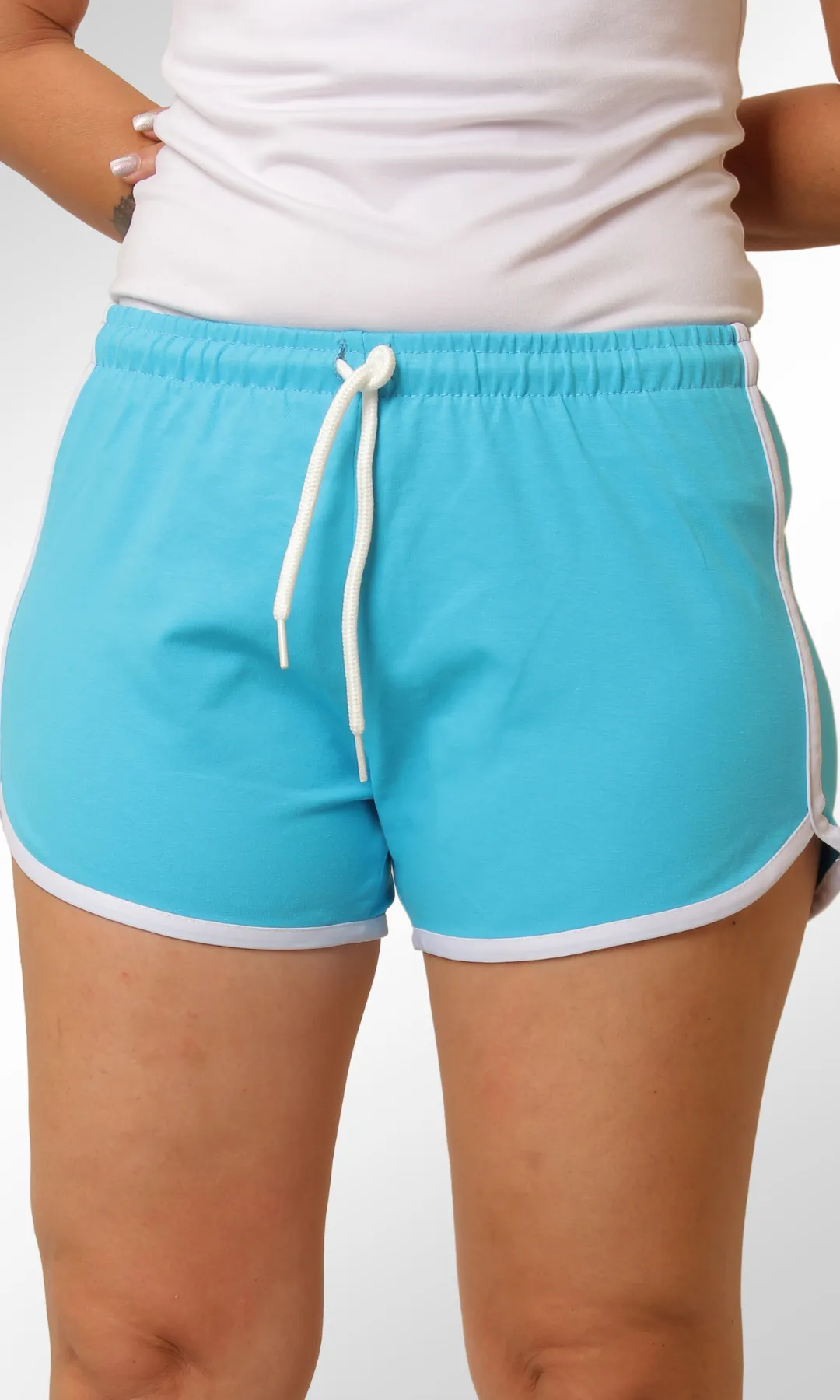 Women Cotton Hot Short (Baby Blue)